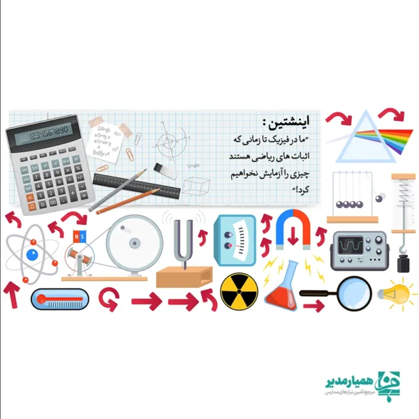 استیکر دیواری فیزیک(کد17) - Image 1