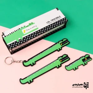 جامدادی چوبی طرح تمساح