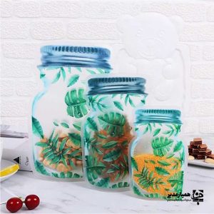 زیپ کیف طرح شیشه