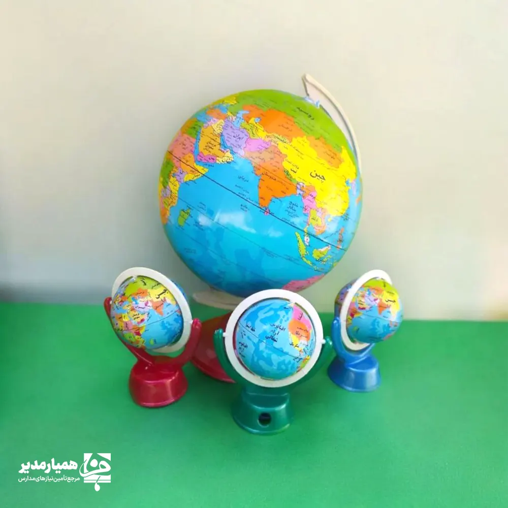 28 تراش کره زمین پایه دار - Image 1