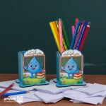 جامدادی طرح قطره آب دانا