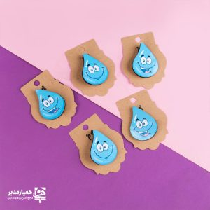 پیکسل سوزنی چوبی قطره آب