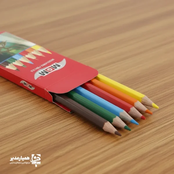 بسته مداد رنگی 6 عددی - Image 1