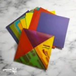 کاغذبسته بندی اوریگامی 2 رنگ