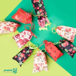 گیفت یلدا کیسه پارچه ای شکلات