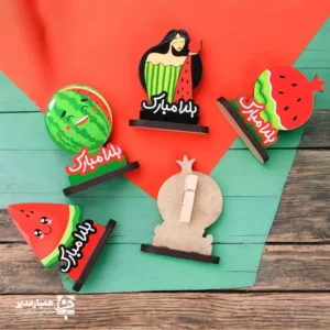 پایه عکس گیره دار چوبی یلدا