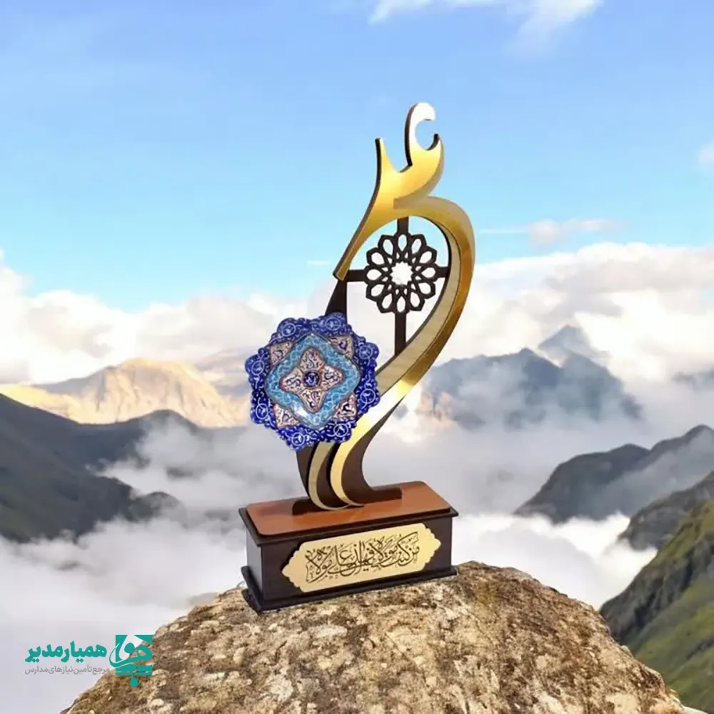 استند میناکاری علی، هدیه روز پدر مدارس، هدیه جشن غدیر مدرسهای، تندیس مذهبی همیار مدیر، هدیه فرهنگی روز پدر