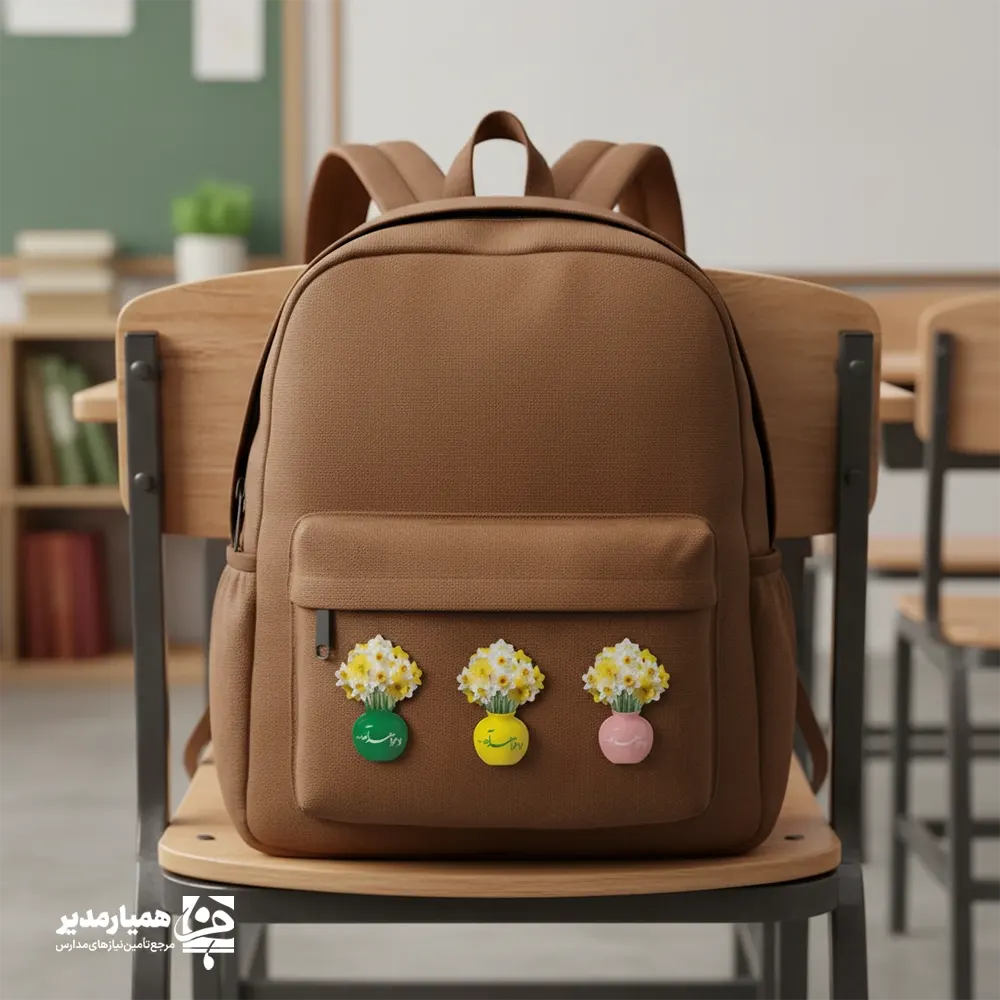 کیف 🌱 پیکسل سوزنی گل نرگس مهدوی (ویژه نیمه شعبان) گل نرگس، نماد انتظار و بهارِ در راه است 💚 با این پیکسل زیبا و ظریف، مدارس میتوانند پیام امید و مهربانی را به شیوهای ماندگار و جذاب به دانشآموزان منتقل کنند. این محصول فرهنگی **همیار مدیر**، با طراحی شاد و مذهبی، فرصتی استثنایی برای عیدی نیمه شعبان دانشآموزی فراهم میآورد. 📏 ابعاد: ۳×۳ سانتیمتر (کوچک و شکیل) ⚖️ وزن: ۵ گرم (فوقالعاده سبک) 🌳 جنس: چوب با کیفیت (دوام بالا و حس طبیعی) ✨ مناسب برای کیف، لباس، کولهپشتی و کلاه 📢 شعار مهدوی: «او خواهد آمد» پیکسل گل نرگس، فراتر از یک هدیه، یک **یادآوری دوستداشتنی** است که به دانشآموزان ما میگوید: "ما منتظریم..." ⏳ انتخاب **همیار مدیر** برای تامین هدایای فرهنگی مدارس، تضمینکننده کیفیت و قیمت مناسب است. این هدیه **اقتصادی و جذاب** را برای جشن باشکوه نیمه شعبان از دست ندهید! 🎈