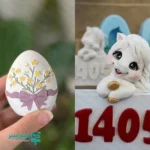 تخم مرغ طرح گل برجسته - Image 6