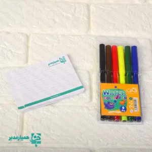 🖍 ماژیک ۶ رنگ جادویی | انتخابی رنگارنگ برای هدیه‌های دانش‌آموزی ماژیک ۶ رنگ جادویی با طراحی کودک‌پسند و بدنه پلاستیکی مقاوم، یکی از محبوب‌ترین ابزارهای رنگ‌آمیزی برای دانش‌آموزان است. این محصول با وزن سبک و ابعاد جمع‌وجور، به‌راحتی در کیف و جامدادی جای می‌گیرد و تجربه‌ای لذت‌بخش از نقاشی و کاردستی فراهم می‌کند 🎨🌟. 📌 ویژگی‌های محصول: 📏 ابعاد: ۱۵ × ۷ × ۱ سانتی‌متر ⚖️ وزن: ۳۰ گرم (بسیار سبک و قابل حمل) 🧱 جنس: پلاستیک باکیفیت و مقاوم 🌈 دارای ۶ رنگ متنوع و جذاب برای رنگ‌آمیزی 🎁 این ست رنگی یک انتخاب فوق‌العاده برای هدایای دانش‌آموزی، جشن فارغ‌التحصیلی، بازگشایی مدارس و روز دانش‌آموز است و به‌خوبی در انواع پک‌های هدیه جا می‌شود. ✨ معلمان و والدین می‌توانند از این محصول برای تقویت خلاقیت کودکان، آموزش رنگ‌ها و ساخت کاردستی‌های جذاب استفاده کنند. ترکیب رنگ‌های شاد این ماژیک‌ها، انگیزه بیشتری برای فعالیت‌های هنری ایجاد می‌کند.