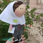عروسک روسی دختر لباس فرم دار - Image 2