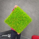 دیوار پوش گل مصنوعی طرح شمشاد