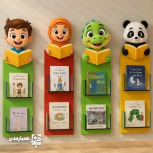 📚 کتابخانه دیواری کتابخانه دیواری 24×110 یک انتخاب شیک، کاربردی و دوست‌داشتنی برای نظم‌دهی به کتاب‌ها و زیباسازی فضای آموزشی و کودکانه است. این محصول با طراحی دیواری، علاوه بر صرفه‌جویی در فضا، جلوه‌ای منظم و جذاب به محیط می‌دهد و می‌تواند به‌عنوان یک المان دکوراتیو نیز مورد استفاده قرار گیرد. این کتابخانه در رنگ‌بندی بیس کتابخونه شامل زرد، آبی، قرمز، صورتی، سبز و بنفش طراحی شده و در 4 طرح جذاب ارائه می‌شود تا بتوان آن را با دکور و فضای مختلف هماهنگ کرد. ظاهر شاد و کودک‌پسند این محصول، آن را به گزینه‌ای مناسب برای محیط‌های آموزشی و اتاق کودک تبدیل کرده است. ✨ ویژگی‌های محصول ابعاد: 24×110 طراحی دیواری و کم‌جا مناسب برای نظم‌دهی کتاب‌ها و منابع آموزشی ارائه‌شده در 6 رنگ: زرد، آبی، قرمز، صورتی، سبز و بنفش دارای 4 طرح جذاب مناسب برای فضاهای کودکانه و آموزشی 🎯 کاربردها این کتابخانه برای اتاق کودک، مهدکودک، پیش‌دبستانی، کلاس درس، کتابخانه آموزشی و فضاهای بازی بسیار مناسب است. استفاده از آن باعث می‌شود کتاب‌ها همیشه در دسترس باشند و در عین حال محیط، مرتب‌تر، شادتر و حرفه‌ای‌تر دیده شود. اگر به دنبال یک کتابخانه دیواری کودک با طراحی زیبا، رنگ‌های متنوع و کاربرد بالا هستید، این محصول می‌تواند انتخابی بسیار مناسب برای فضاسازی و نظم‌دهی باشد. 🌈