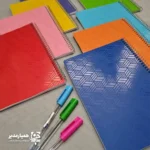 دفتر سیمی جلد طلقی خط دار - Image 3